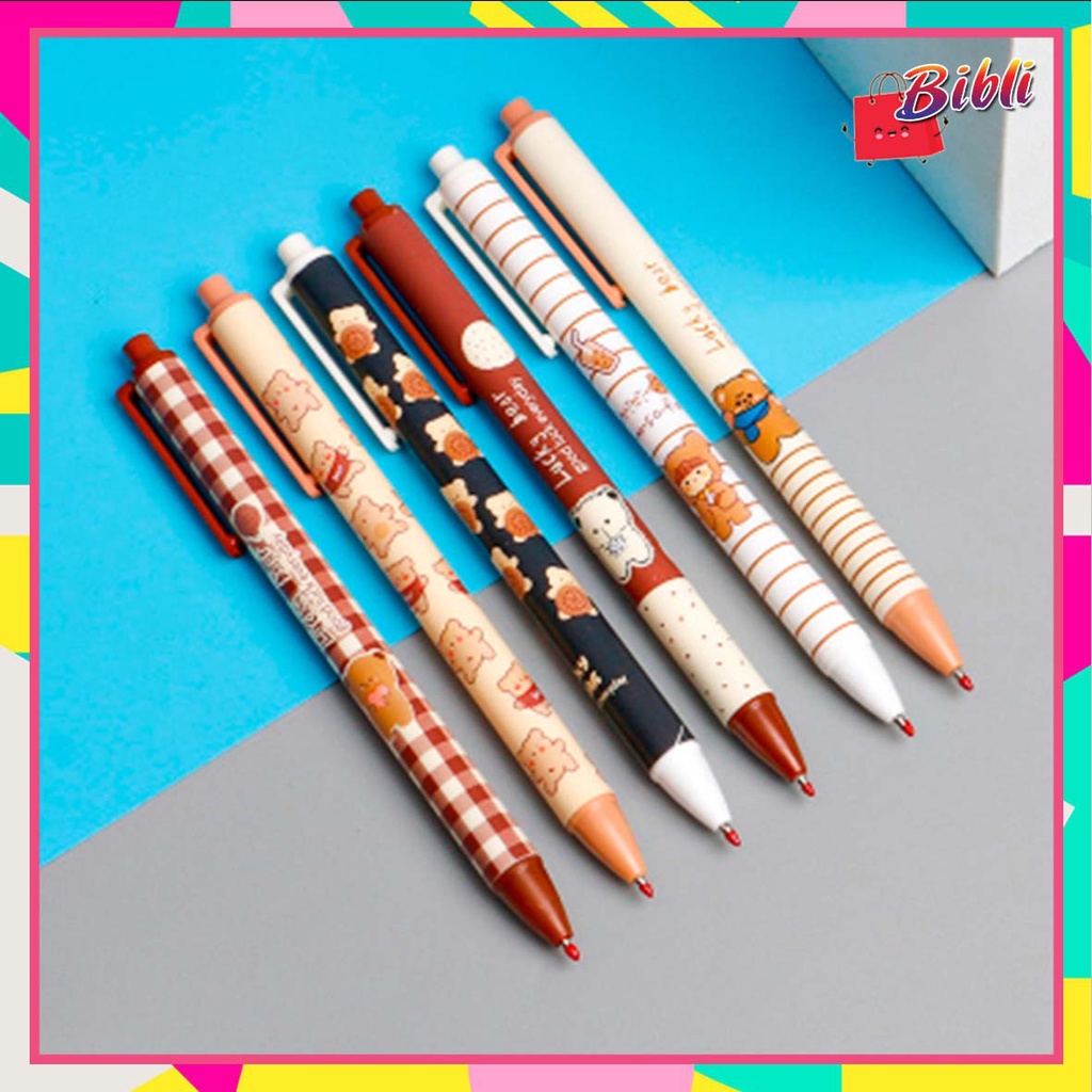 

Pulpen Gel Motif Cartoon Pulpen Pelajar Dan Kantor Pena Lucu Puru Bear 299