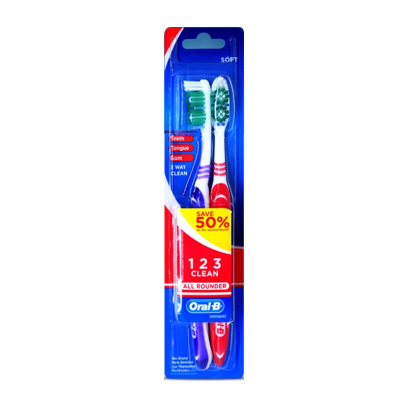 ORAL-B ALL AROUND 123 SOFT 40 2PCS