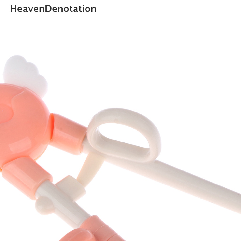 [HeavenDenotation] 1pc Kartun Malaikat Setan Sumpit Anak Reusable Eag Training Tools HDV