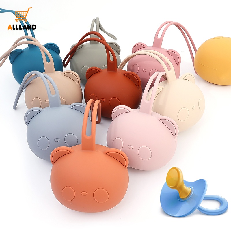 Tas Penyimpanan Dot Silikon Bentuk Panda Lucu Dengan Tali/Kantong Headphone Kunci Dapat Digantung Portabel/Luar Ruangan Benda Kecil Organize Case