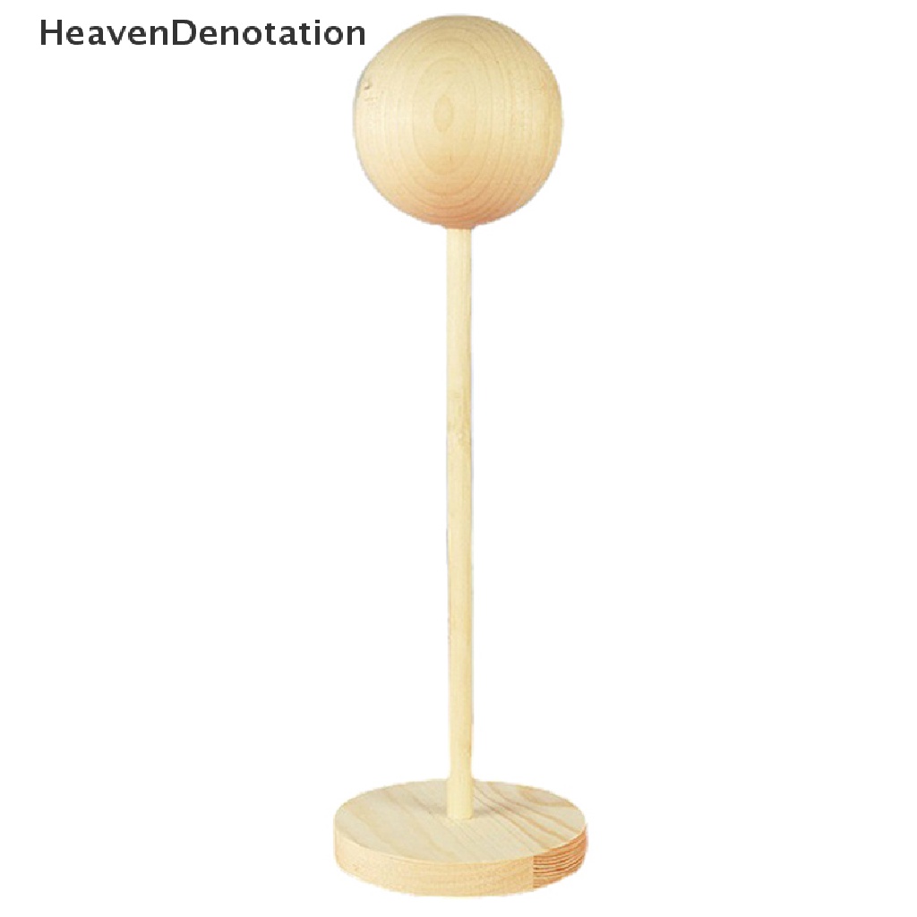 [HeavenDenotation] Boneka Wig Kayu Stand Untuk Boneka Wig Rambut Boneka Display Holder Kayu Stand Rack HDV