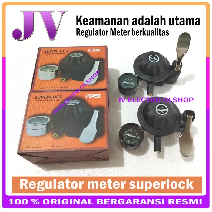 Terlaris Regulator Superlock Gascomp Grs 01 / Regulator Gas Lpg Meter Superlock