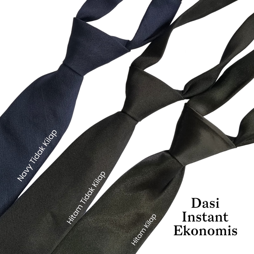 Dasi Pria Wanita Siap Pakai Langsung Pakai Polos Dasi Sekolah Dasi Ospek Dasi Wisuda Dasi Murah Hitam Best Seller
