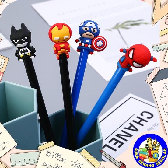 

Borong!! SELUSIN Pulpen Pena Super Hero S0128