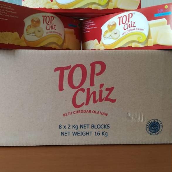 

❇ Keju Topchiz Cheddar 2kg Top Chiz ♙