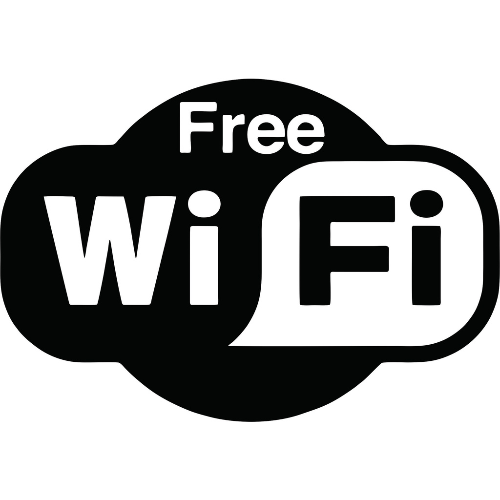 

Stiker Vynil Free Wifi Waterproof