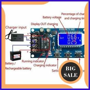 limited stock modul charger aki motor mobil digital LCD display otomatis cut off 30A 1F3BZ