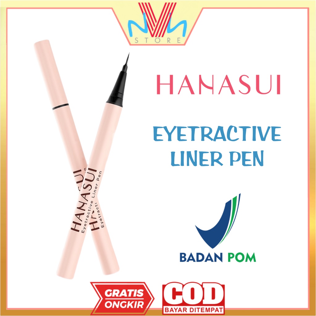 HANASUI EYETRACTIVE LINER PEN - EYELINER HANASUI MURAH