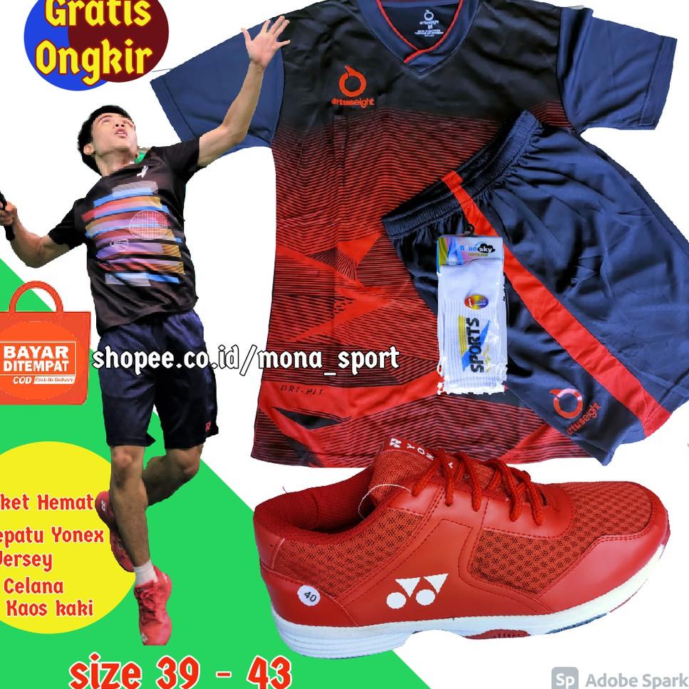 TERBAIK Sepatu Badon Yonex Original Paket Hemat