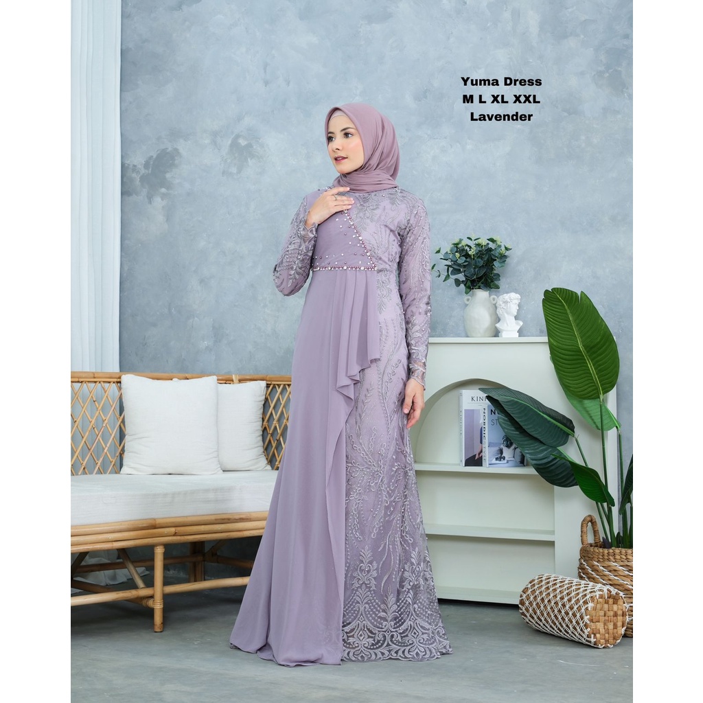 Gamis Pesta Payet Premium || Seragam Pesta Kekinian || Recomendasi Gamis Wisuda || Gamis Murah ~ DVN STYLE