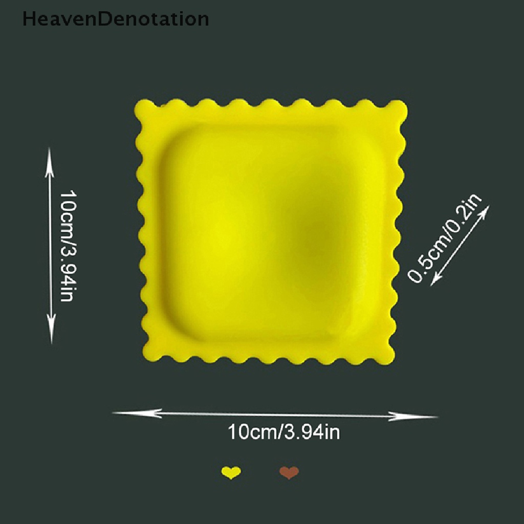 [HeavenDenotation] Alas Sendok Insulasi Silikon Bentuk Biskuit Tahan Panas Placemat Coaster Pad HDV