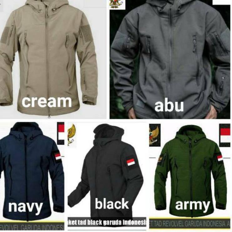 ✿ Jaket TAD Army Tactical Anti Air Free Logo Indonesia Garuda Jaket Bravo ❈