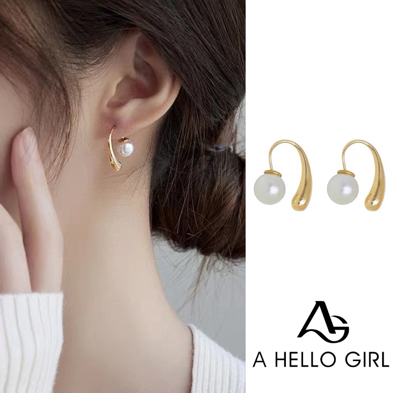 Anting Mutiara Dapat Dilepas Gaya Korea Untuk Wanita