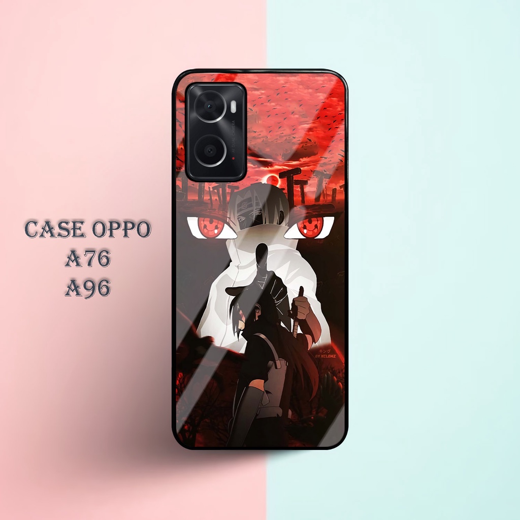Case Glossy Oppo A74 | A95 Casing Kilau Hp Oppo | Pelindung Hp Kesing Kilau | Motif Anime Naruto Uch