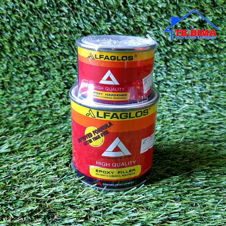 Alfaglos High Quality epoxy Filler + Obat Hardener