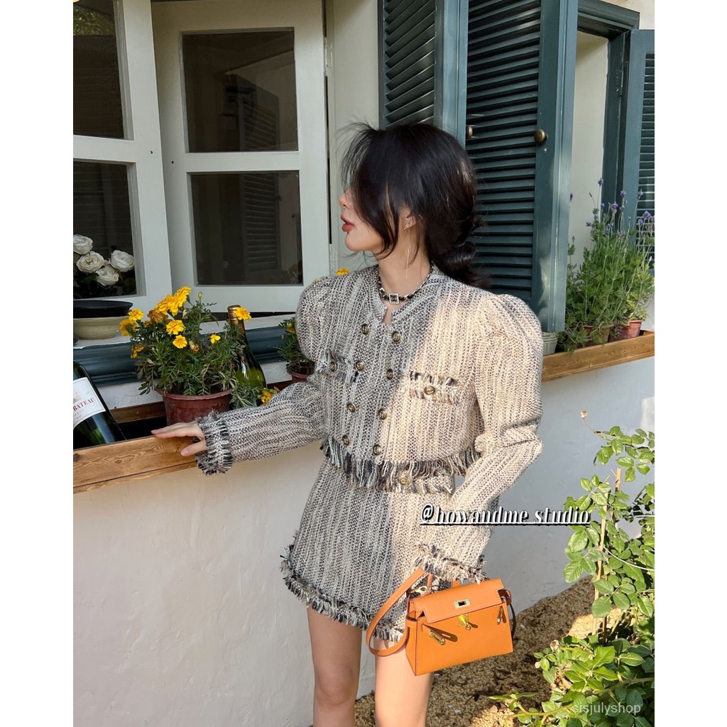 [✅BISA COD] #Sisjuly# Busana baru wanita rumbai jaket angin dupa kecil rok pendek setengah badan rok