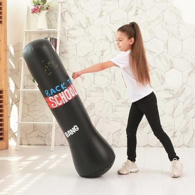 Samsak Balon Berdiri Sansak Tinju Taekwondo Silat 160cm