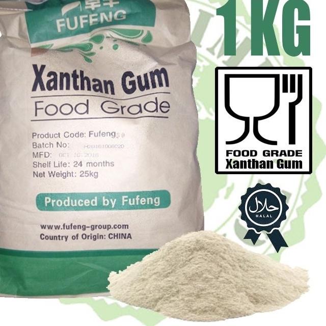 

✈ XANTHAN GUM Food Grade (Xanthan Gum,Xantan Gum,Xantham) 1kg ♣