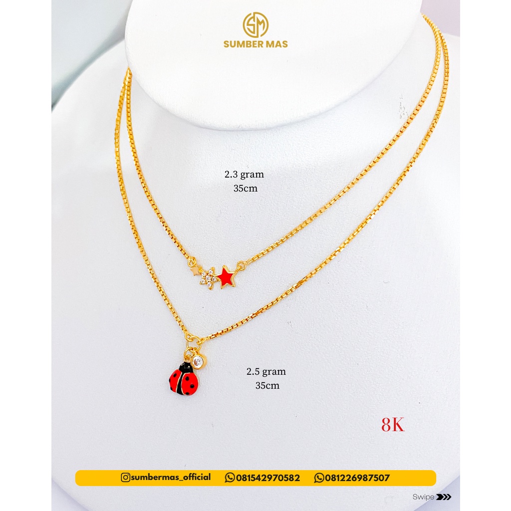 KIDS SERIES NECKLACE 8K - SUMBER MAS