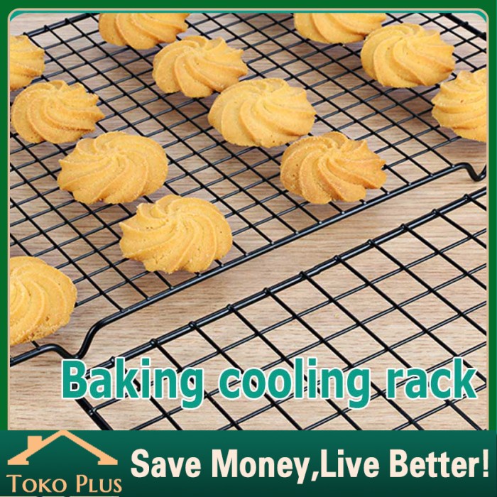 [Tatakan Kue] Cooling Rack / Rak Pendingin Kue Kering Cake Roti Bolue / Cooling Tray [Baked]
