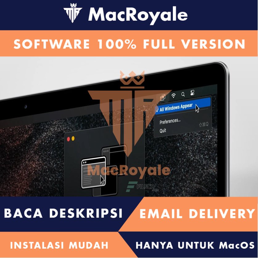 [MacOS] All Windows Appear Full Version Lifetime Full Garansi