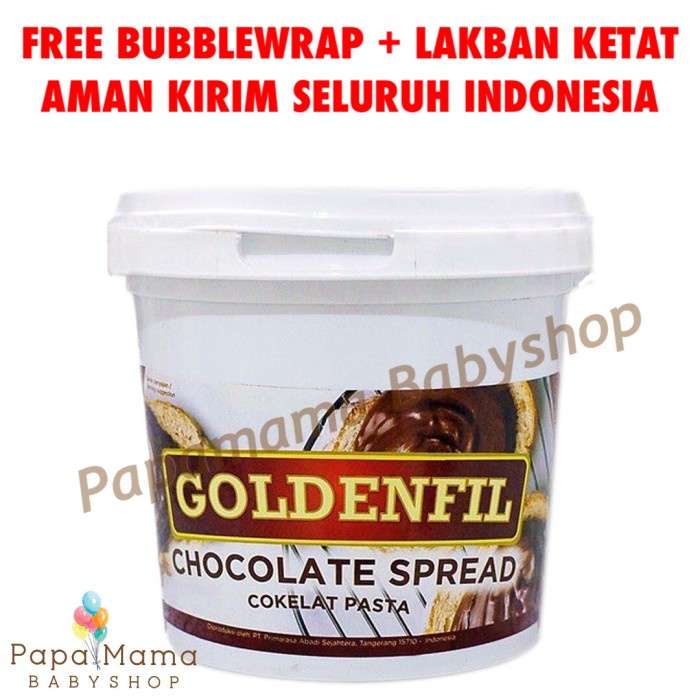 

Terlaris ✨ -Selai Goldenfil Chocolate Spread 1 Kg - Chocolate2.2.23