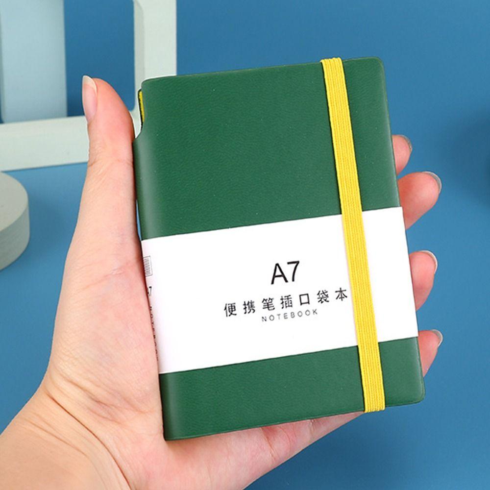 [Elegan] Bisnis Notebook Alat Tulis Kantor Mengambil Catatan Jurnal Buku Diary Book Penebalan A6 A7 Notebook