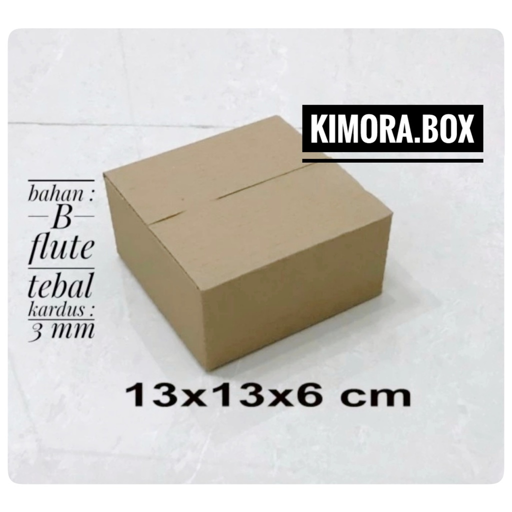 

Kardus karton uk. 13x13x6 cm Kotak Box ST untuk packing Souvenir