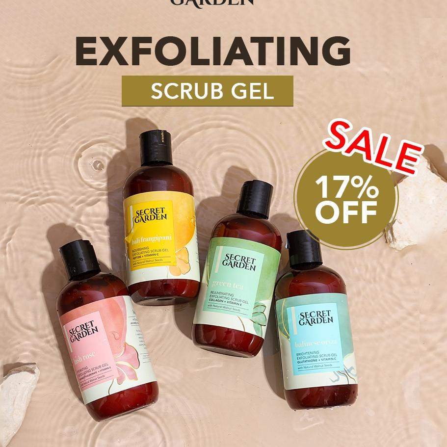 ☜ Secret Garden Exfoliating Body Scrub Gel 250ml ➳