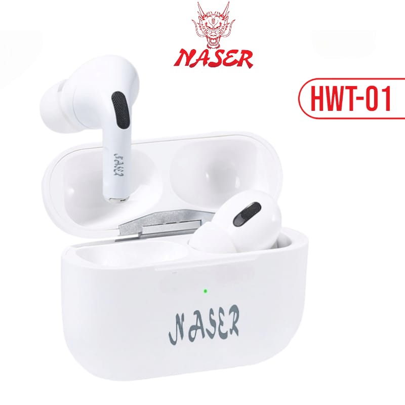 NASER HANDSFREE BLUETOOTH TWS HWT-01 / EARPHONE HANDSET BLUETOOTH TWS EARBUDS EXTRA BASS/PRODUK ORIGINAL