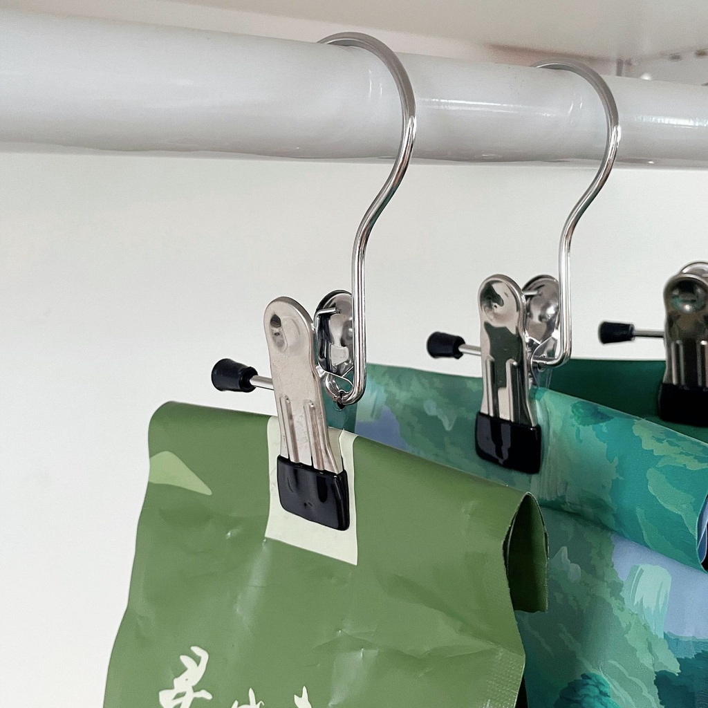 [Harga Grosir] Topi Kaos Kaki Handuk Gantungan Pasak Meja File Postcards Holder Multifungsi Organizer Aksesoris Tas Snack Disegel Penjepit Stainless Steel Klip Kait Anti slip