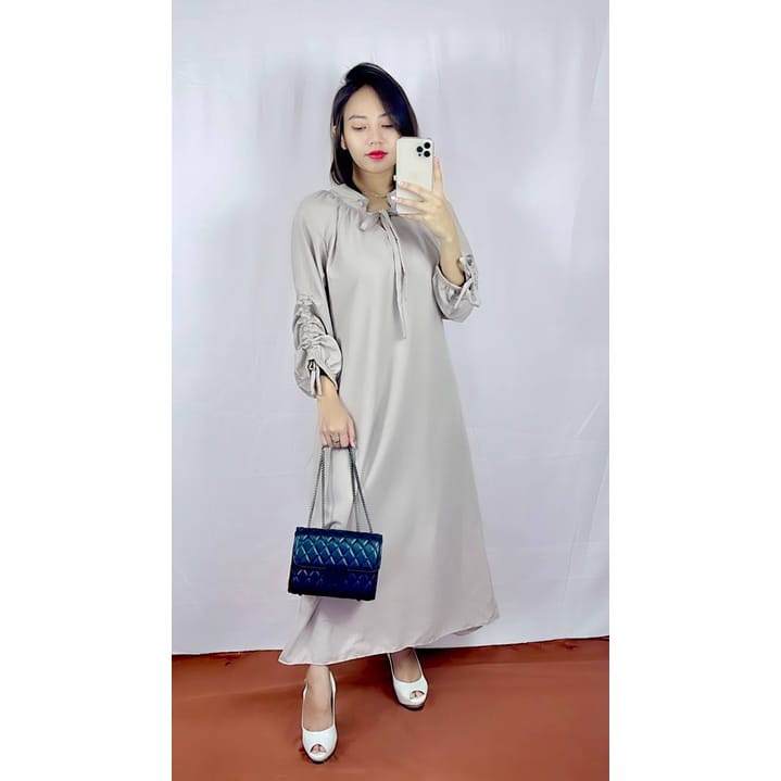 Lyla Dress - Dress Gamis Wanita Tangan Kerut