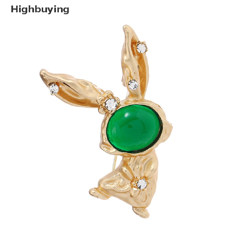 Hbid Cute Rabbit Lapel Pin Dancing Rabbit Bros Untuk Wanita Kualitas Tinggi Cute Bunny Animal Badge Kantor Pesta Bros Pin Hadiah Aksesoris Pernikahan Glory