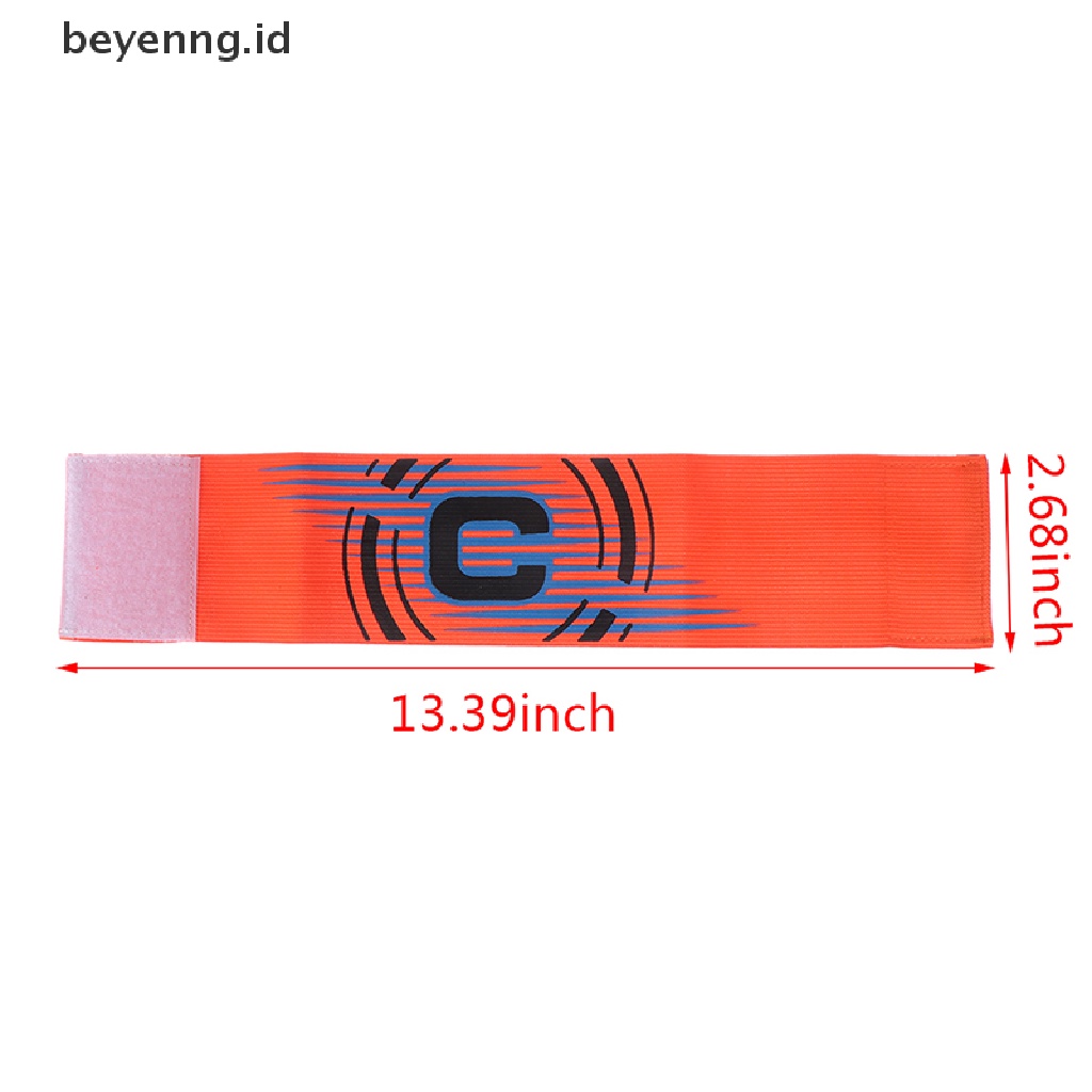 Ban Lengan Beyen Captain Warna Warni Football Soccer Flexible Adjustable Player Armband ID