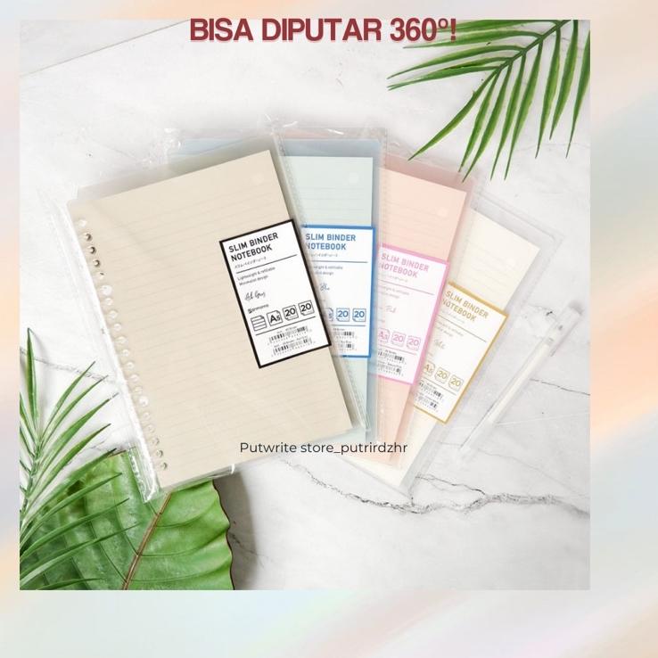 

Update Baru Slim Smart Ring Binder Transparan B5 [ kokuy0 style ]
