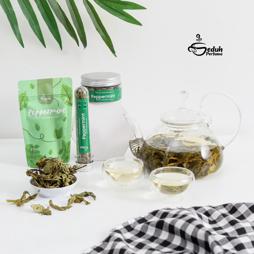 

Seduh Space Pouch Peppermint Tea | Pure Peppermint Leaves Tea - Teh Daun Mint