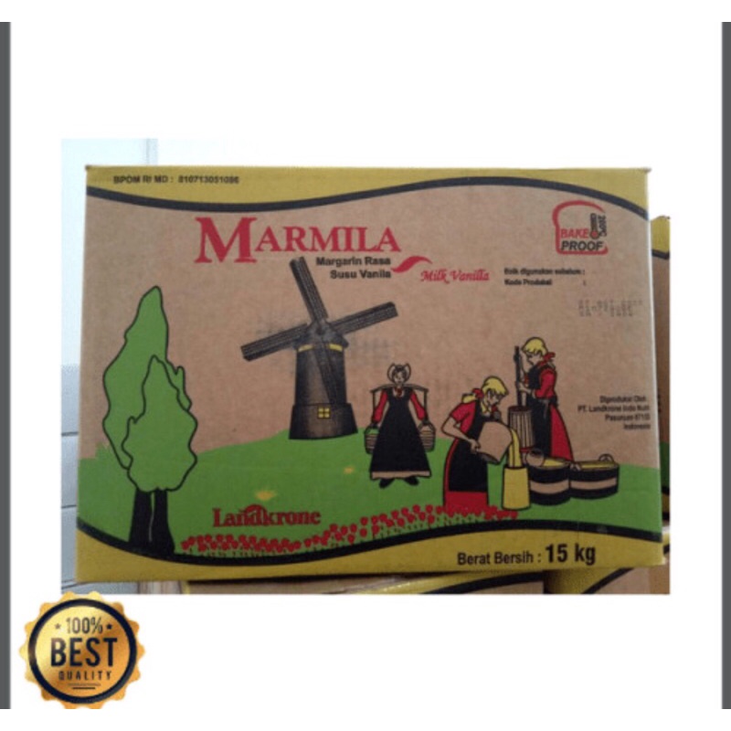 Marmila 1 dus 15kg Mentega butter Margarine Margarin Rasa Susu Vanila