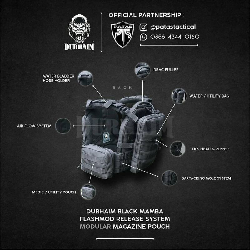 Body Vest Black Mamba Modular