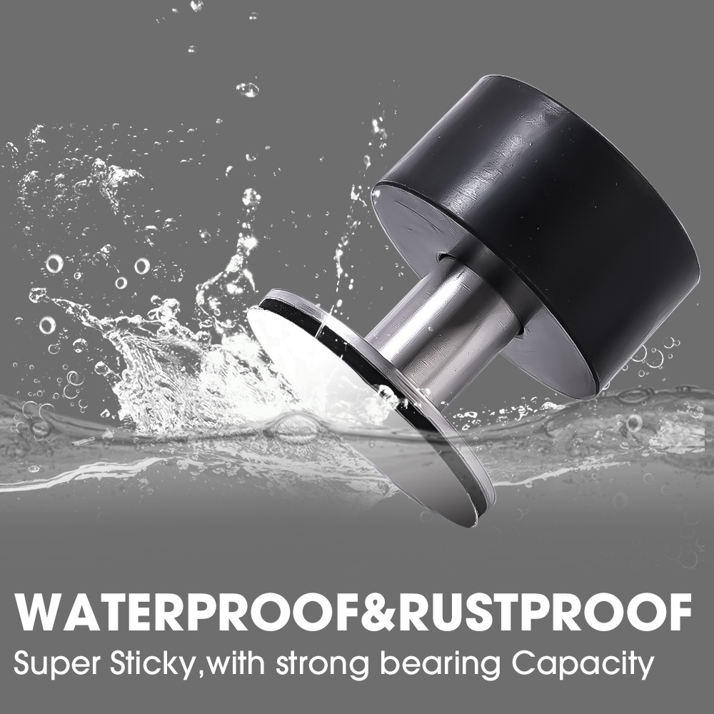 Penjaga Furniture Tahan Lama Aksesoris Perekat Diri Mute Doorstopper Gagang Jendela Rumah Crash Pad Dinding Anti-Tabrakan Bantalan Pelindung Stainless Steel Karet Door Stop