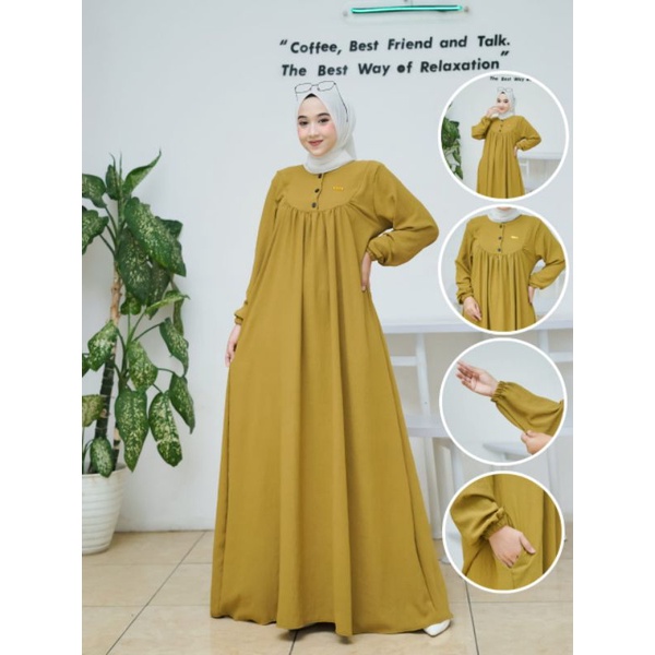 baju polos berbahan crinkle