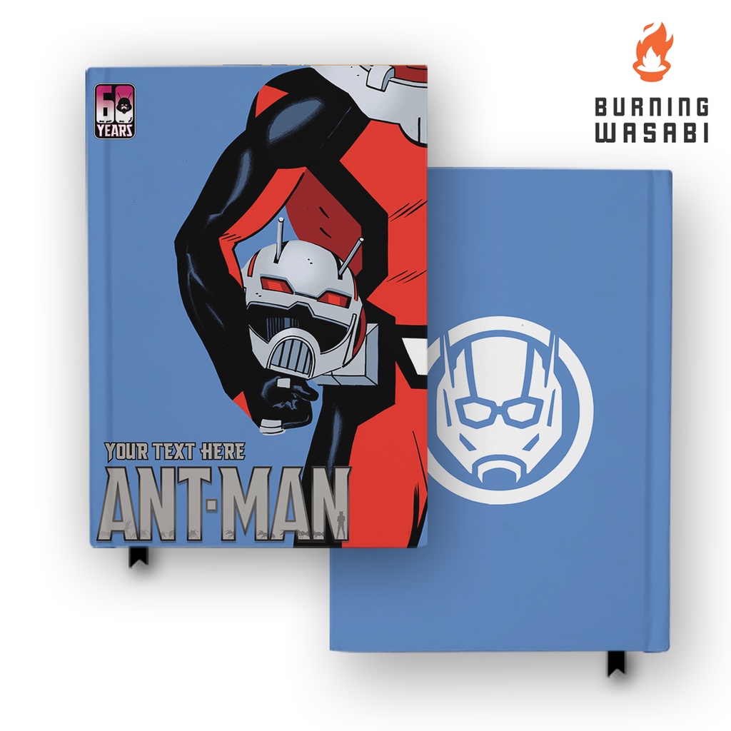 

Notebook Buku Antman 2 Marvel Comic Hardcover Agenda Custom Nama DIary Jurnal Agenda A5 A6