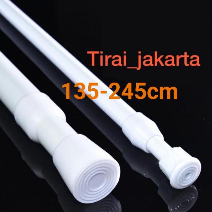 ❅ Tiang fleksibel gorden cm / tiang kamar mandi/ tiang goden kolong dapur/tongkat fleksibel kolong d