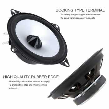 [2 PCS] Speaker Subwoofer Pintu Sudut Mobil / Spiker Super Bass Audio Mobil HiFi 4 Inch 60W / Speaker Spiker Mobil Agya Avanza Canter Ertiga Future Grandmax Sigra Jazz Ayla / Speaker Audio Mobil Super Dome Tweeter Loudspeaker Suara Keras Kuat Suara Jernih