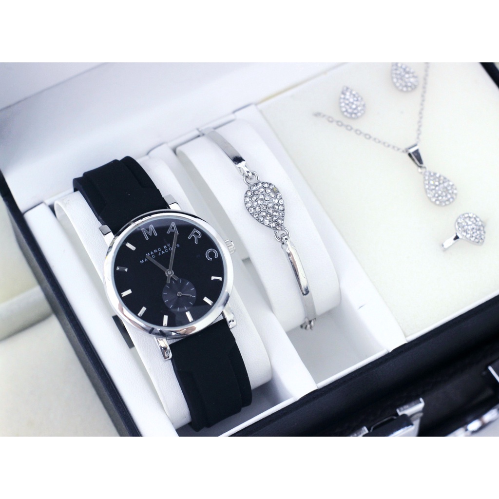 BEST SELLER JAM TANGAN WANITA MJ J75 DETIK BAWAH AKTIF TALI RUBBER DM 3.2CM FREE BOX ACC &amp; BATERAI || JAM TANGAN FASHION WANITA JAM TANGAN CEWEK MURAH