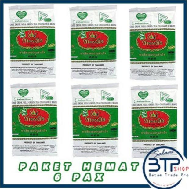 

TERMURAH BTP PAKET HEMAT THAI GREEN TEA 200gr x 6pax