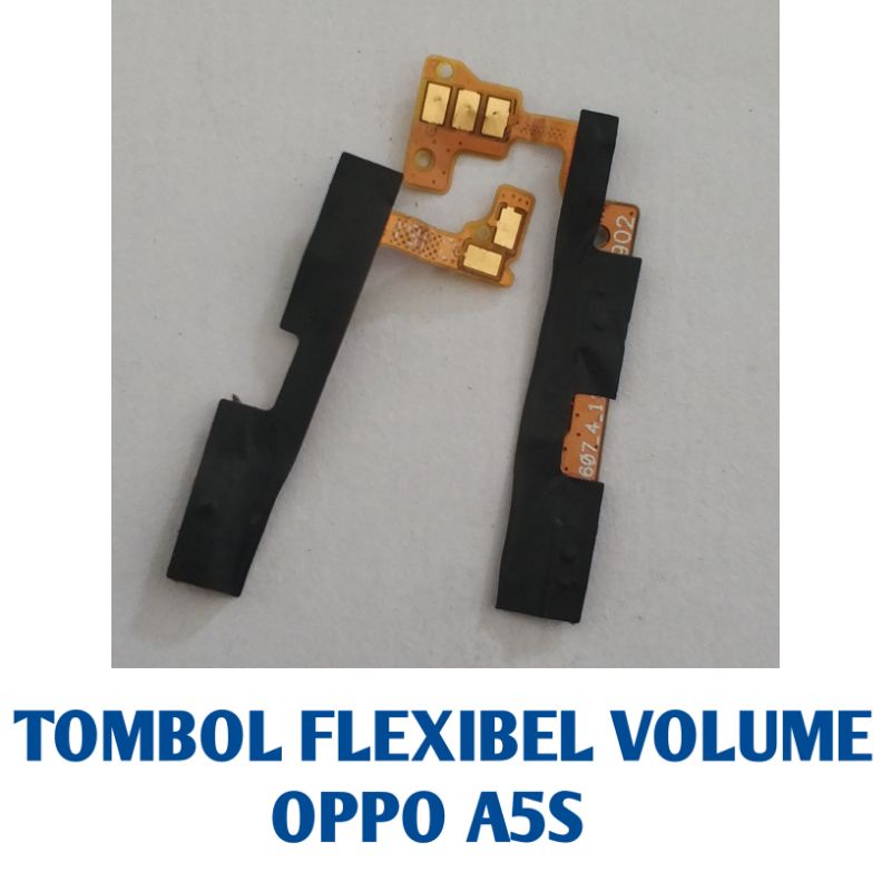Tombol flexibel volume Oppo A5s original copotan hp