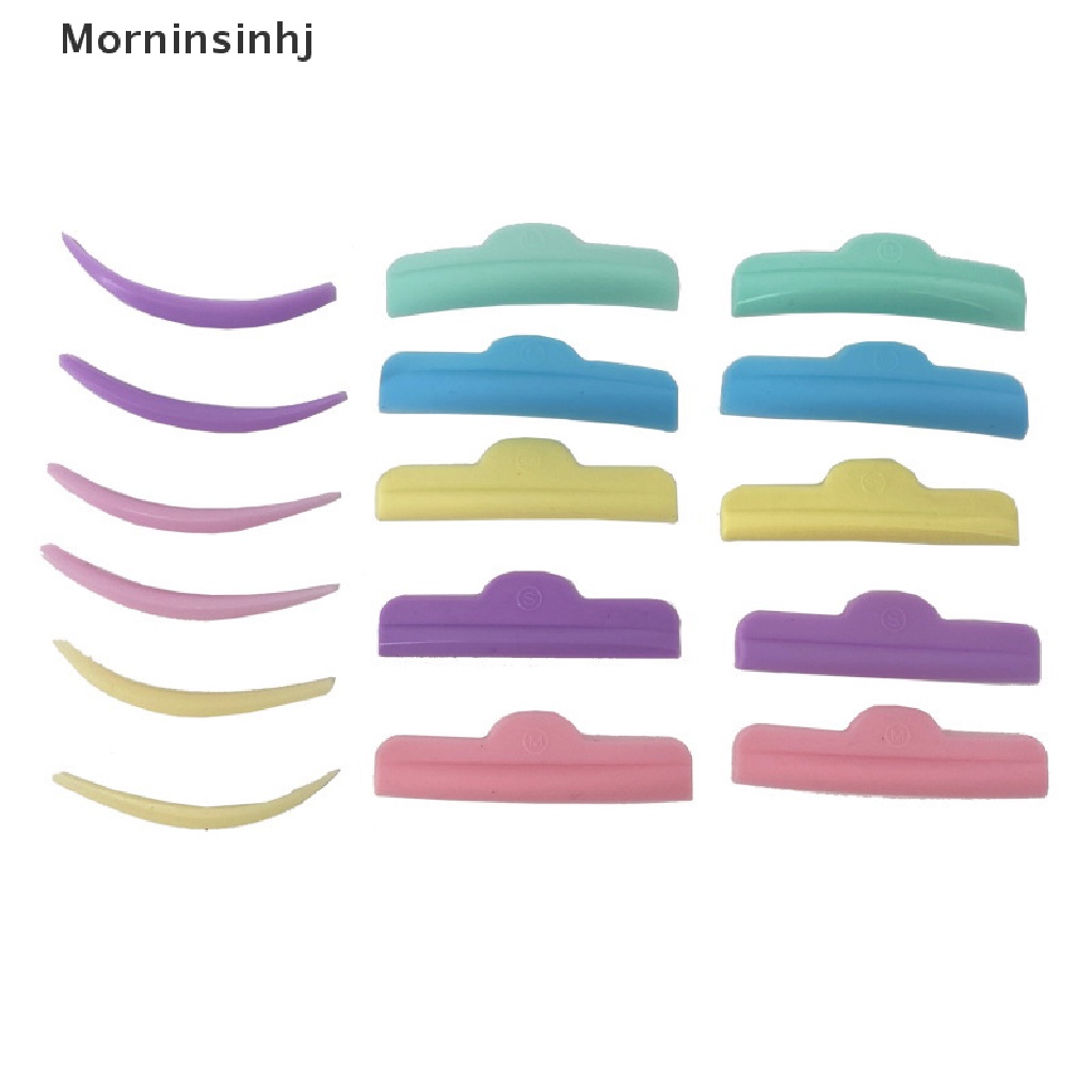 Mornin 3/5/8pasang Lash Lift Lifg Curlers Curl Silicone Shields Pads Reusable Perm id