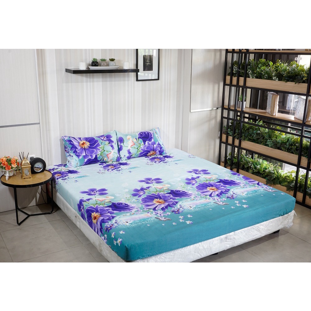 Idola Style Veronica Sprei 100 / 120 Micro Print Tinggi 20 cm MP-8032