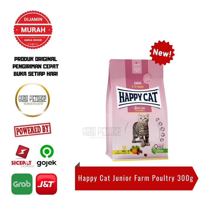 Happy Cat Junior Poultry 300g Freshpack Happy Cat Young Farm Poultry