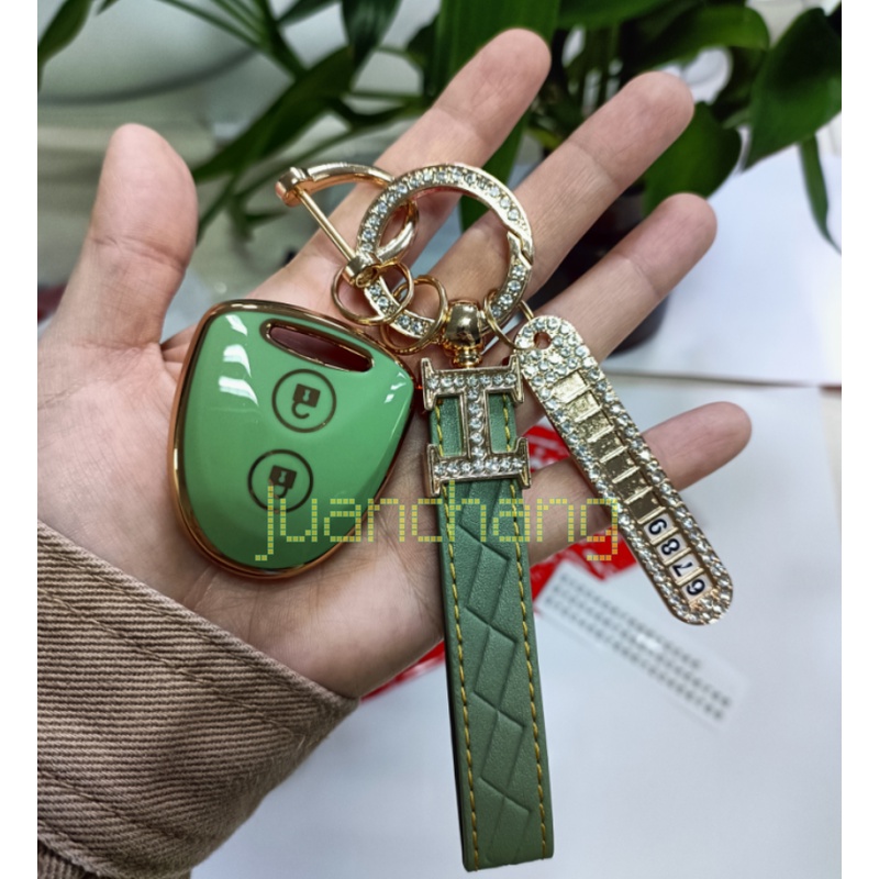 Cover Case Kunci Mobil Toyota Avanza Cinci Grand Wigo DAIHATSU SIGRA Remote TPU Car Key Holder Keychain Gantungan Kunci Aksesoris